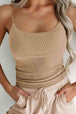 Ribbed Scoop Neck Cami Bazaarbey