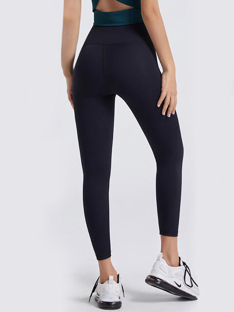 Wide Waistband Sports Leggings Bazaarbey