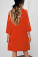 Buttoned V-Neck Dress -BazaarBey - www.shopbazaarbey.com