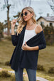 Open Front Long Sleeve Cardigan Bazaarbey