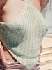 Tie Back Sleeveless Tank Top Bazaarbey