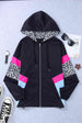    Zip-Up Hooded Jacket Trendsi