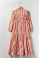 Paisley V-Neck Tied Dress -BazaarBey - www.shopbazaarbey.com