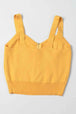 Zip-Up Cutout Sleeveless Knit Top Trendsi