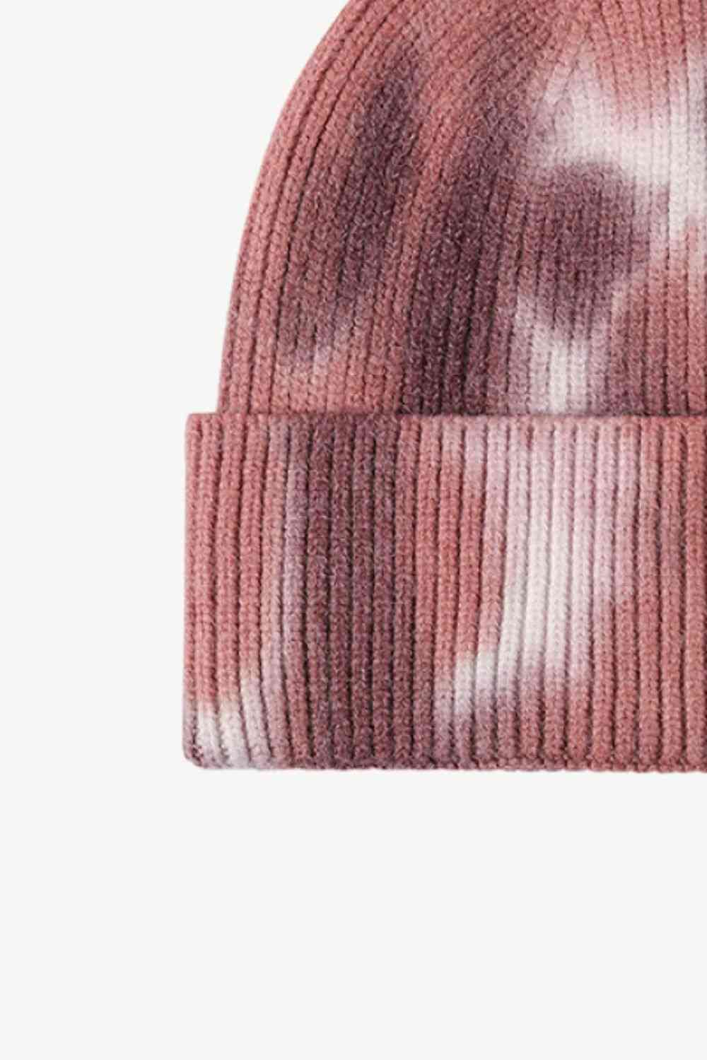 Tie-Dye Cuffed Knit Beanie Trendsi