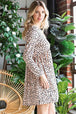 Printed Round Neck Long Sleeve Dress -BazaarBey - www.shopbazaarbey.com