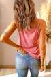 Full Size Lace Trim V-Neck Cami Top Bazaarbey