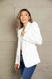  Puff Sleeve Shawl Collar Blazer Bazaarbey