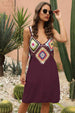  Sleeveless Embroidery Dress -BazaarBey - www.shopbazaarbey.com