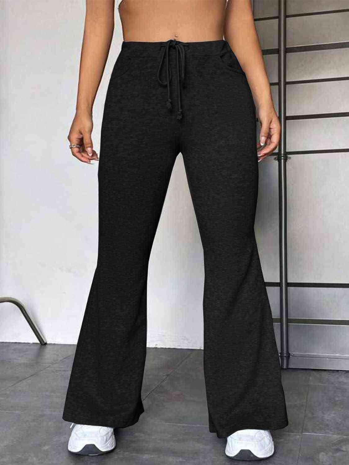 Drawstring Sweatpants with Pockets Bazaarbey