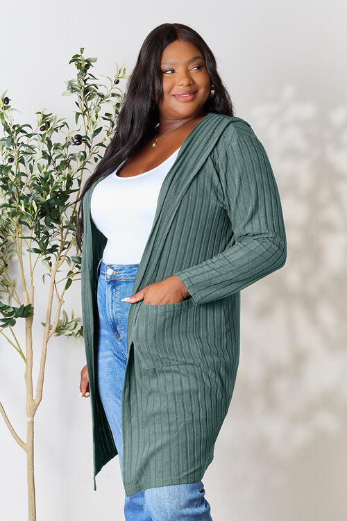   Hooded Sweater Cardigan Bazaarbey