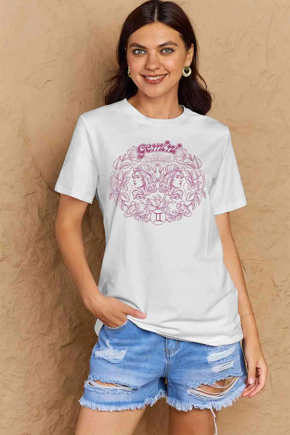  Full Size GEMINI Graphic T-Shirt Bazaarbey