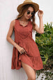 Tassel Tie Lace Trim Sleeveless Dress -BazaarBey - www.shopbazaarbey.com