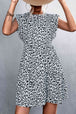 Leopard Round Neck Mini Dress -BazaarBey - www.shopbazaarbey.com