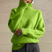Geometric Turtleneck Long Sleeve Sweater Bazaarbey
