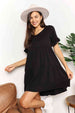  V-Neck Flounce Sleeve Tiered Dress -BazaarBey - www.shopbazaarbey.com