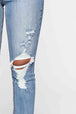 Distressed Slit Jeans Trendsi