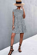 Leopard Round Neck Mini Dress -BazaarBey - www.shopbazaarbey.com