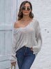  V-Neck Sweater Trendsi