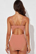 Tied  Plunge One-Piece Swimsuit Trendsi