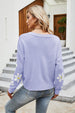 Flower Pattern Button Front Cardigan Bazaarbey