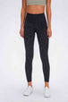 Wide Seamless Band Waist Sports Leggings Bazaarbey