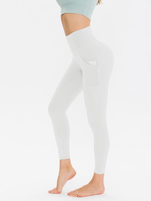 Wide Waistband Sports Leggings Bazaarbey