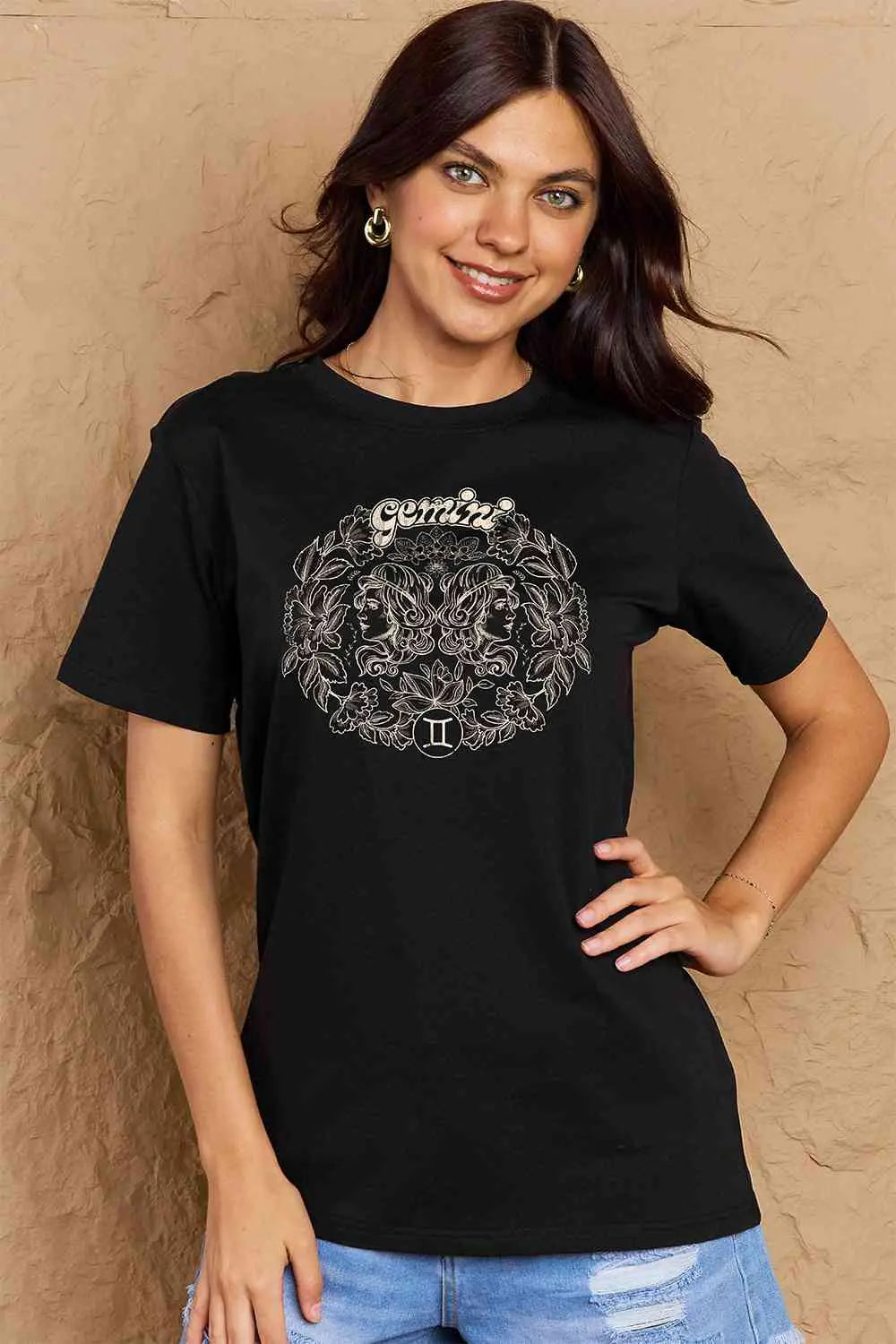  Full Size GEMINI Graphic T-Shirt Bazaarbey