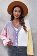  Ribbed Long Sleeve Cardigan Trendsi