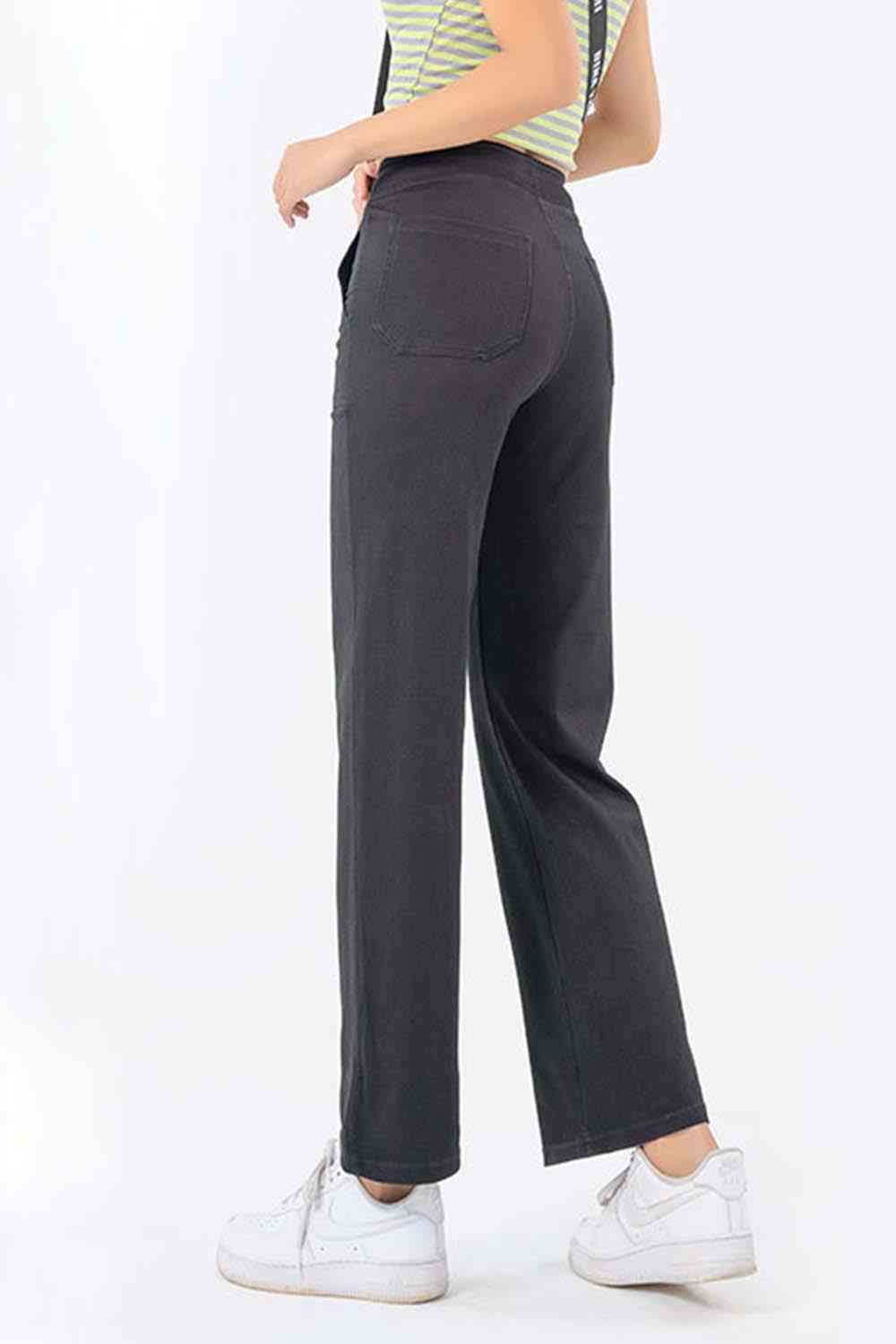 Pocketed Long Jeans Bazaarbey