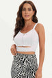 Zip-Up Cutout Sleeveless Knit Top Trendsi