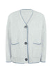 Button Down V-Neck Cardigan with Pockets Trendsi