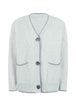 Button Down V-Neck Cardigan with Pockets Trendsi