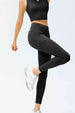 Full Size Slim Fit High Waist Long Sports Pants with Pockets Bazaarbey