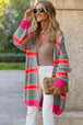 BazaarBey Ribbed Long Sleeve Cardigan Bazaarbey