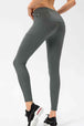 Full Size Slim Fit High Waist Long Sports Pants with Pockets Bazaarbey