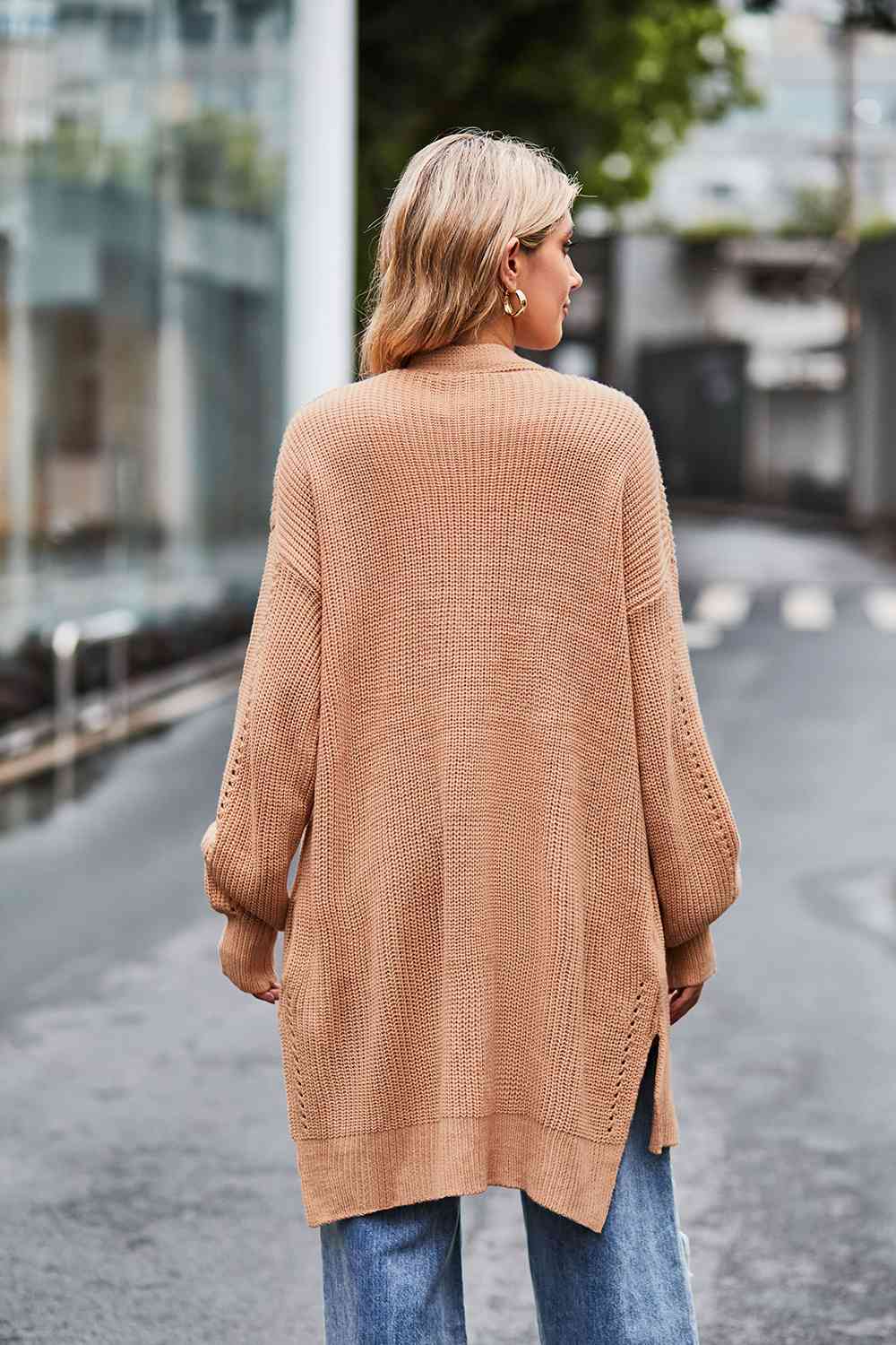  Dropped Shoulder  Cardigan Bazaarbey