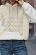 Drawstring Long Sleeve Hoodie with Pocket Bazaarbey