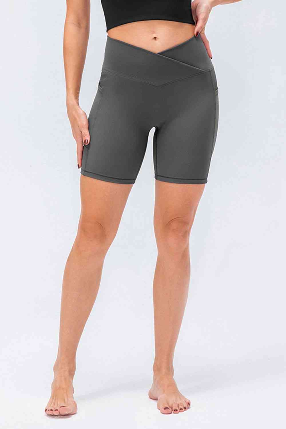 Slim Fit V-Waistband Sports Shorts Bazaarbey