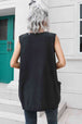 V-Neck Sleeveless Sweater Vest with Pocket Bazaarbey