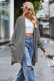  Dropped Shoulder  Cardigan Bazaarbey