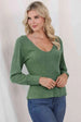 Scoop Neck Long Sleeve Top Trendsi