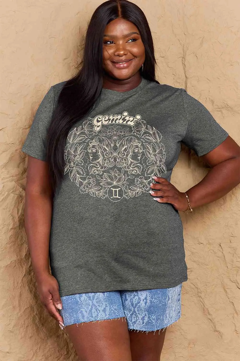  Full Size GEMINI Graphic T-Shirt Bazaarbey