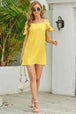 Cold-Shoulder Mini Dress -BazaarBey - www.shopbazaarbey.com