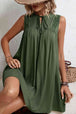 Tied Crochet Detail Cutout Dress -BazaarBey - www.shopbazaarbey.com