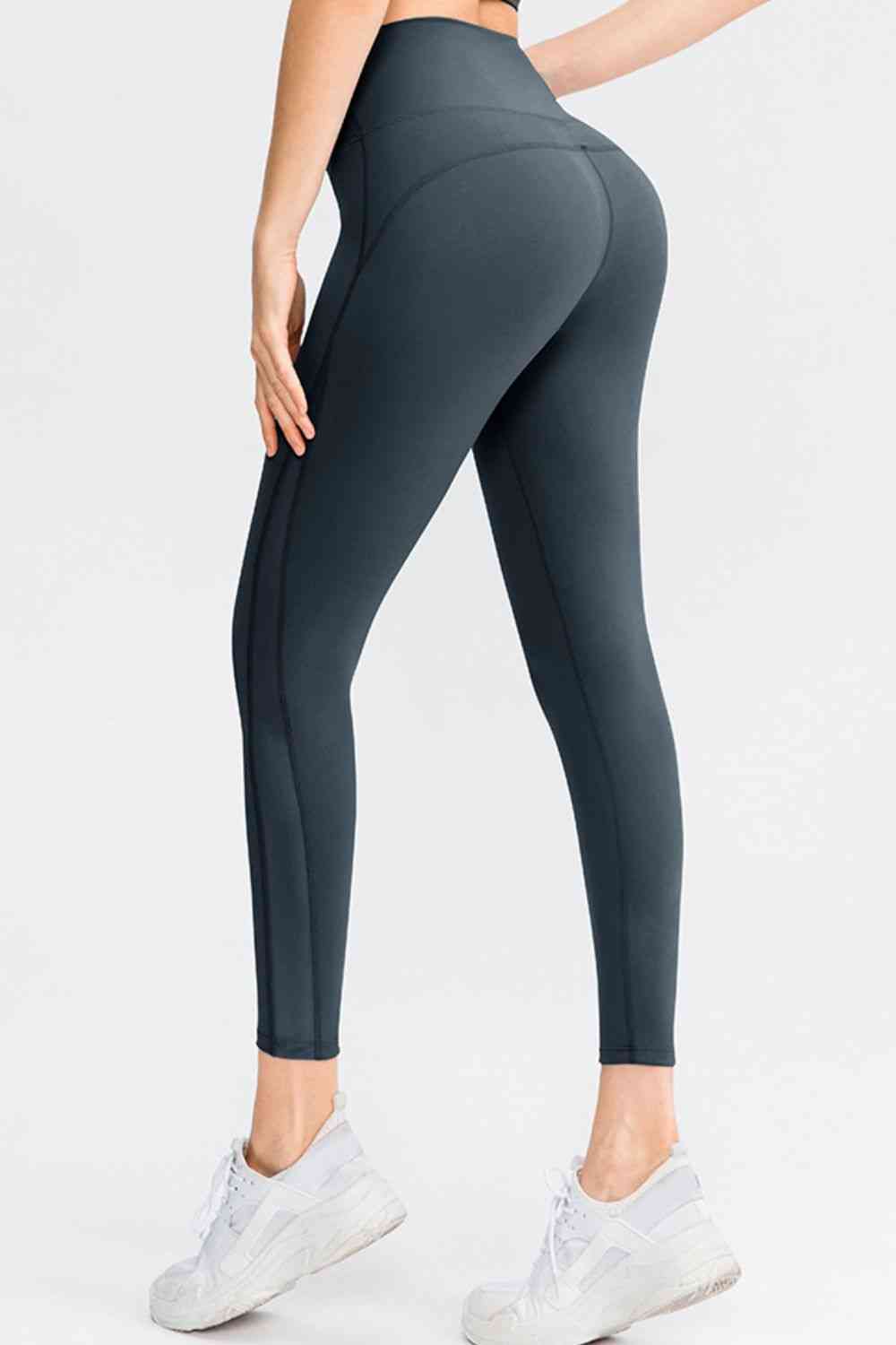 Wide Waistband Slim Fit Long Sports Pants Bazaarbey