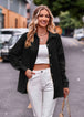 Dropped Shoulder Longline Shirt Bazaarbey
