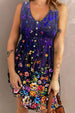  Scoop Neck Buttoned Sleeveless Magic Dress with Pockets -BazaarBey - www.shopbazaarbey.com
