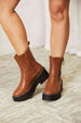  Side Zip Platform Boots Trendsi