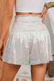 Smocked High Waist Shorts Trendsi